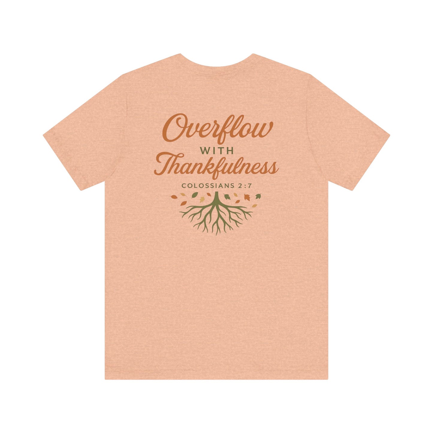 Thankfulness Graphic Tee for Gratitude and Reflection