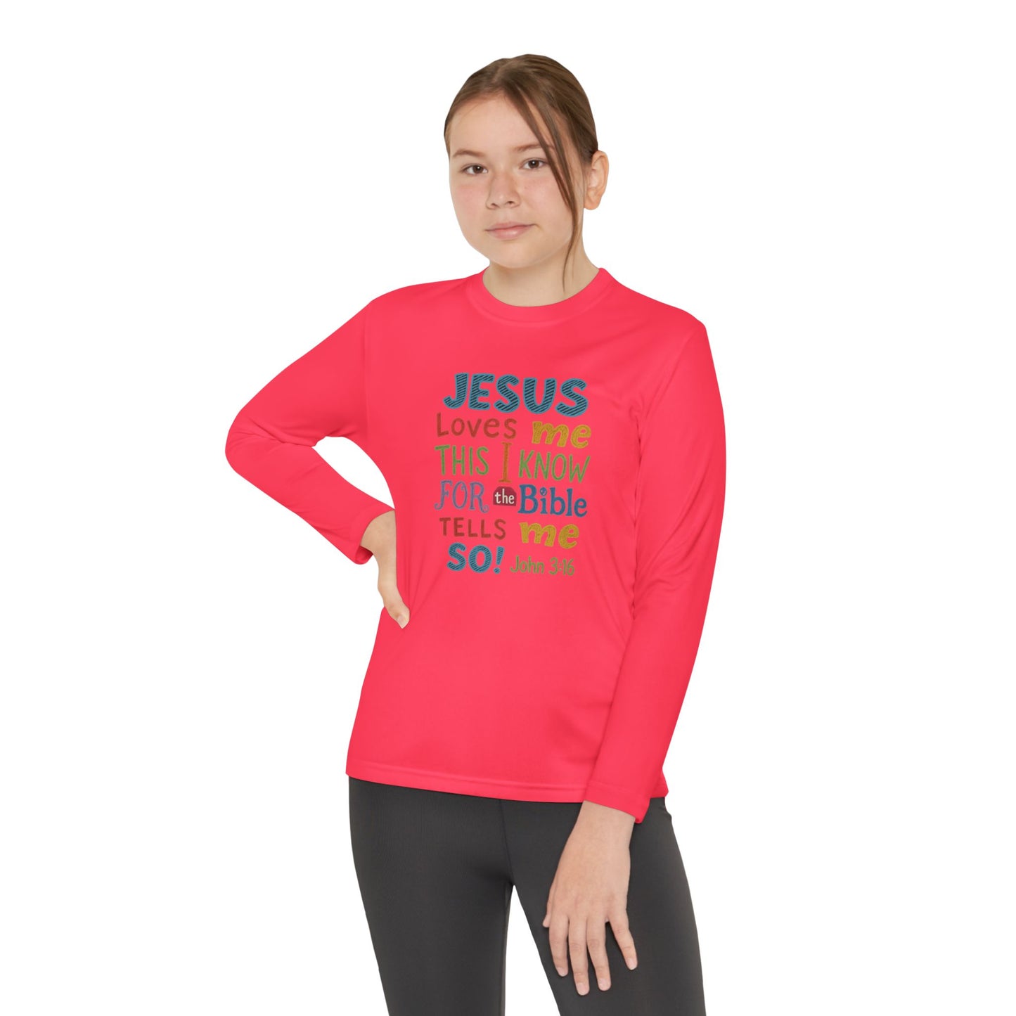 “Jesus Loves Me — Chalkboard Kids Tee (John 3:16)” Faith Like a Child Collection