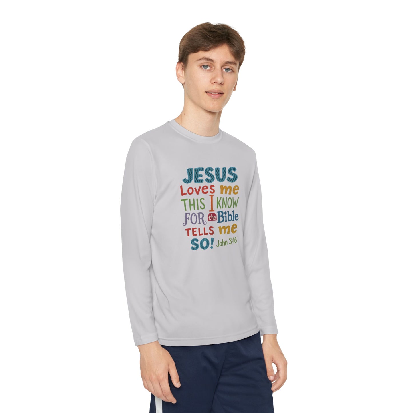 “Jesus Loves Me — Chalkboard Kids Tee (John 3:16)” Faith Like a Child Collection