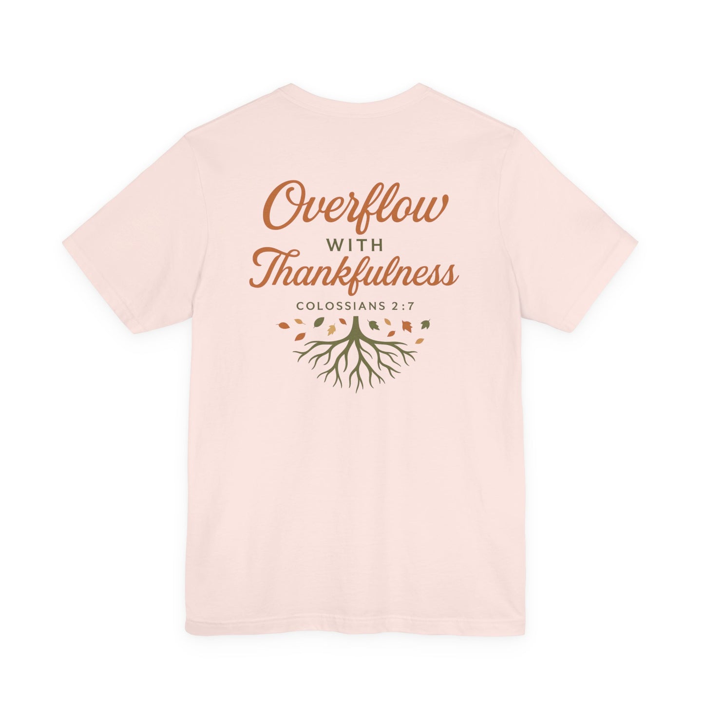 Thankfulness Graphic Tee for Gratitude and Reflection