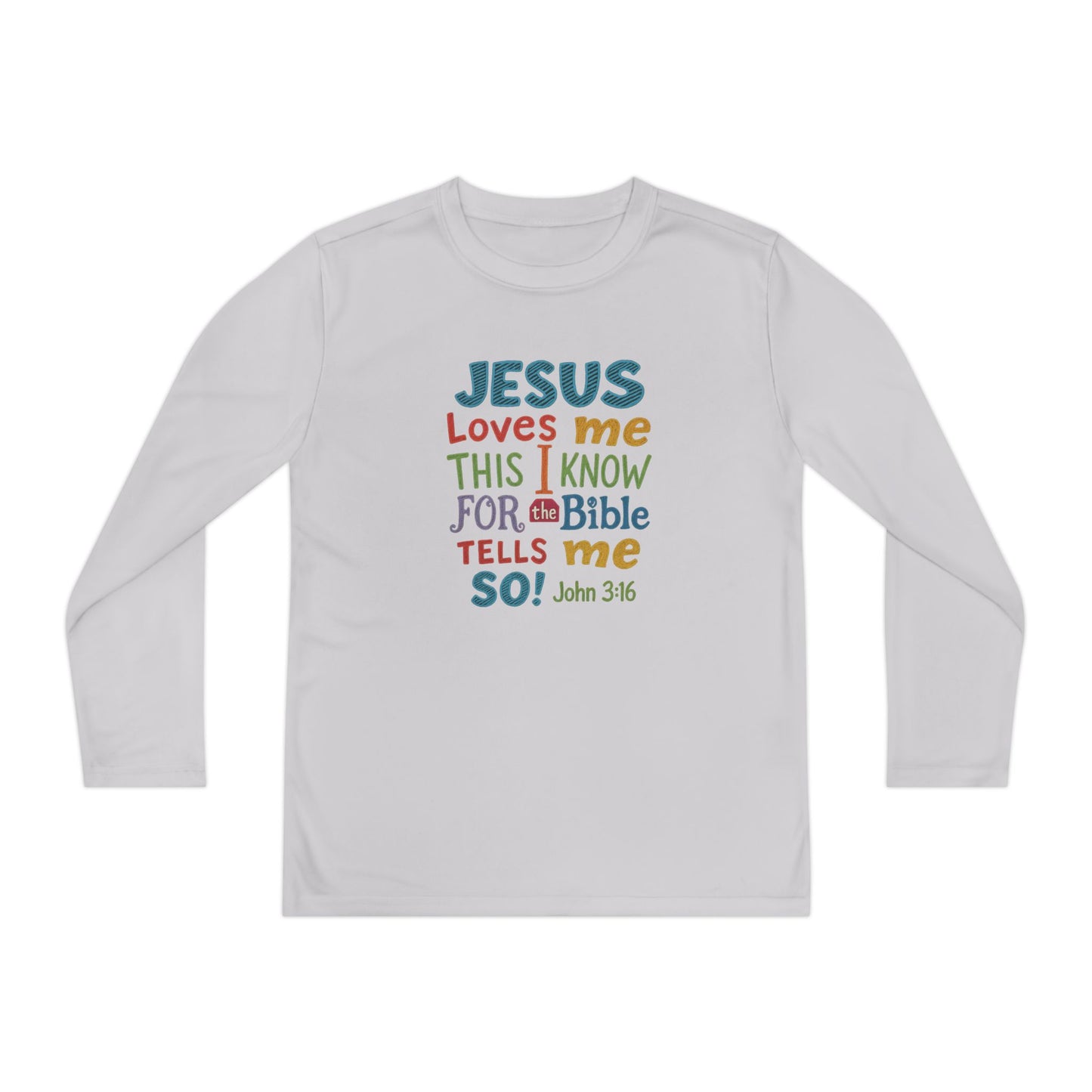 “Jesus Loves Me — Chalkboard Kids Tee (John 3:16)” Faith Like a Child Collection