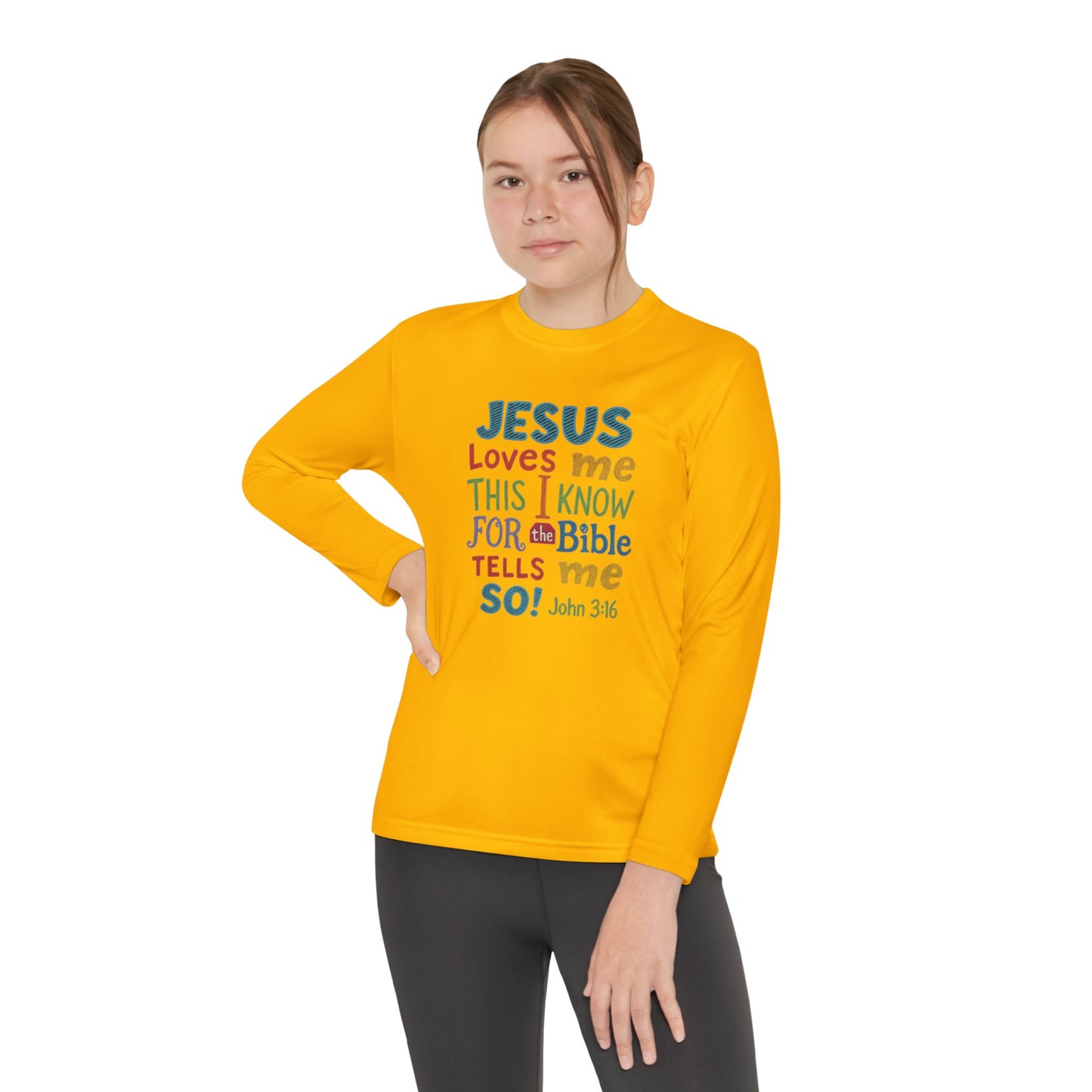 “Jesus Loves Me — Chalkboard Kids Tee (John 3:16)” Faith Like a Child Collection