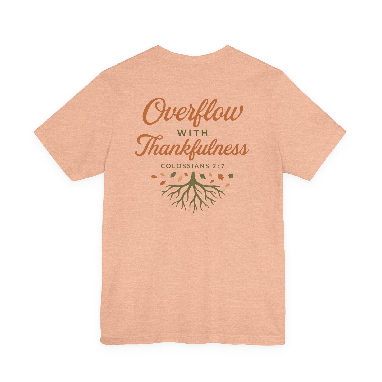 Thankfulness Graphic Tee for Gratitude and Reflection