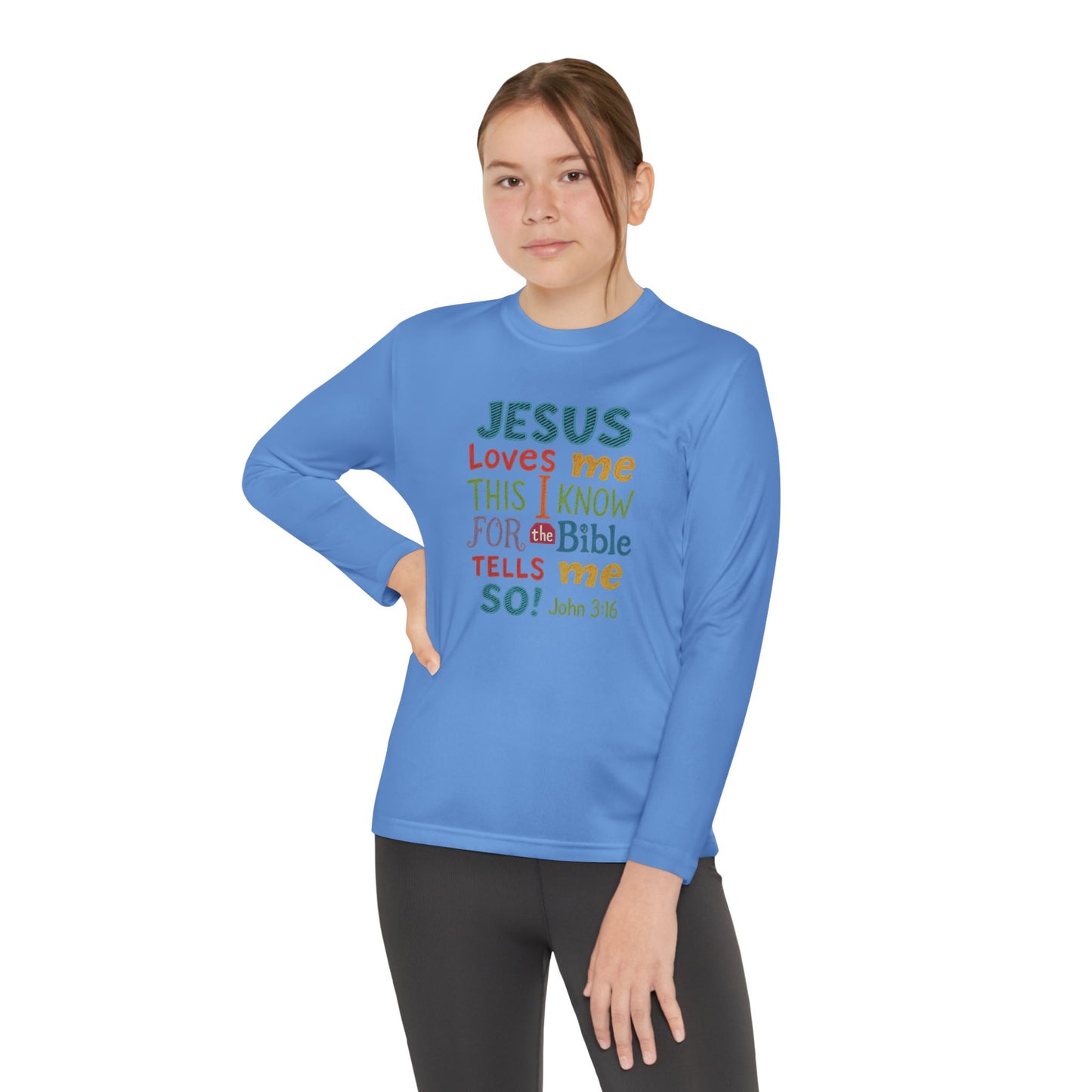 “Jesus Loves Me — Chalkboard Kids Tee (John 3:16)” Faith Like a Child Collection