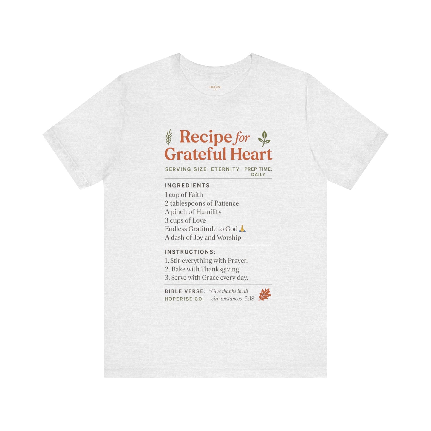 Recipe for a Grateful Heart – Thanksgiving Edition