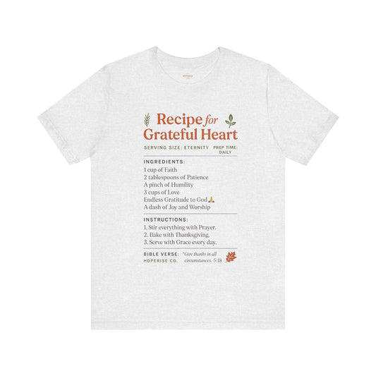 Recipe for a Grateful Heart – Thanksgiving Edition
