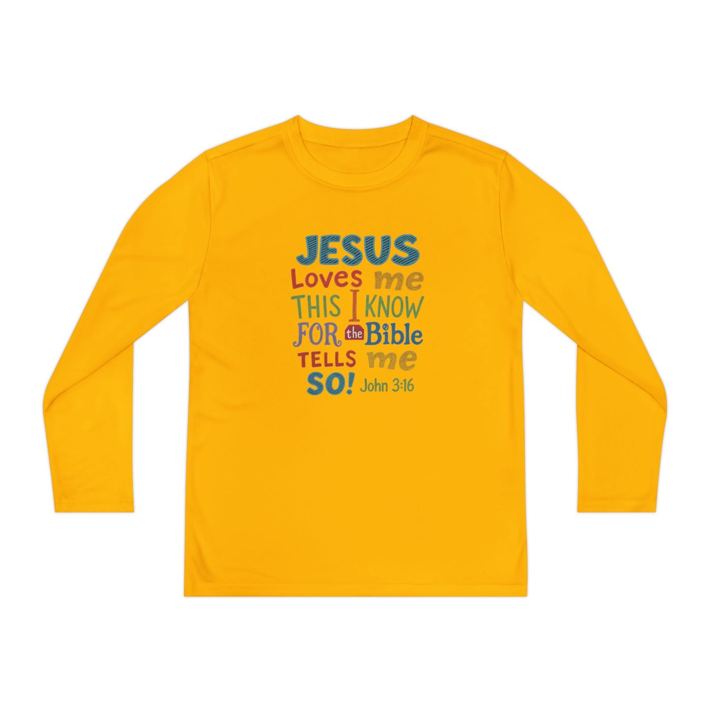 “Jesus Loves Me — Chalkboard Kids Tee (John 3:16)” Faith Like a Child Collection