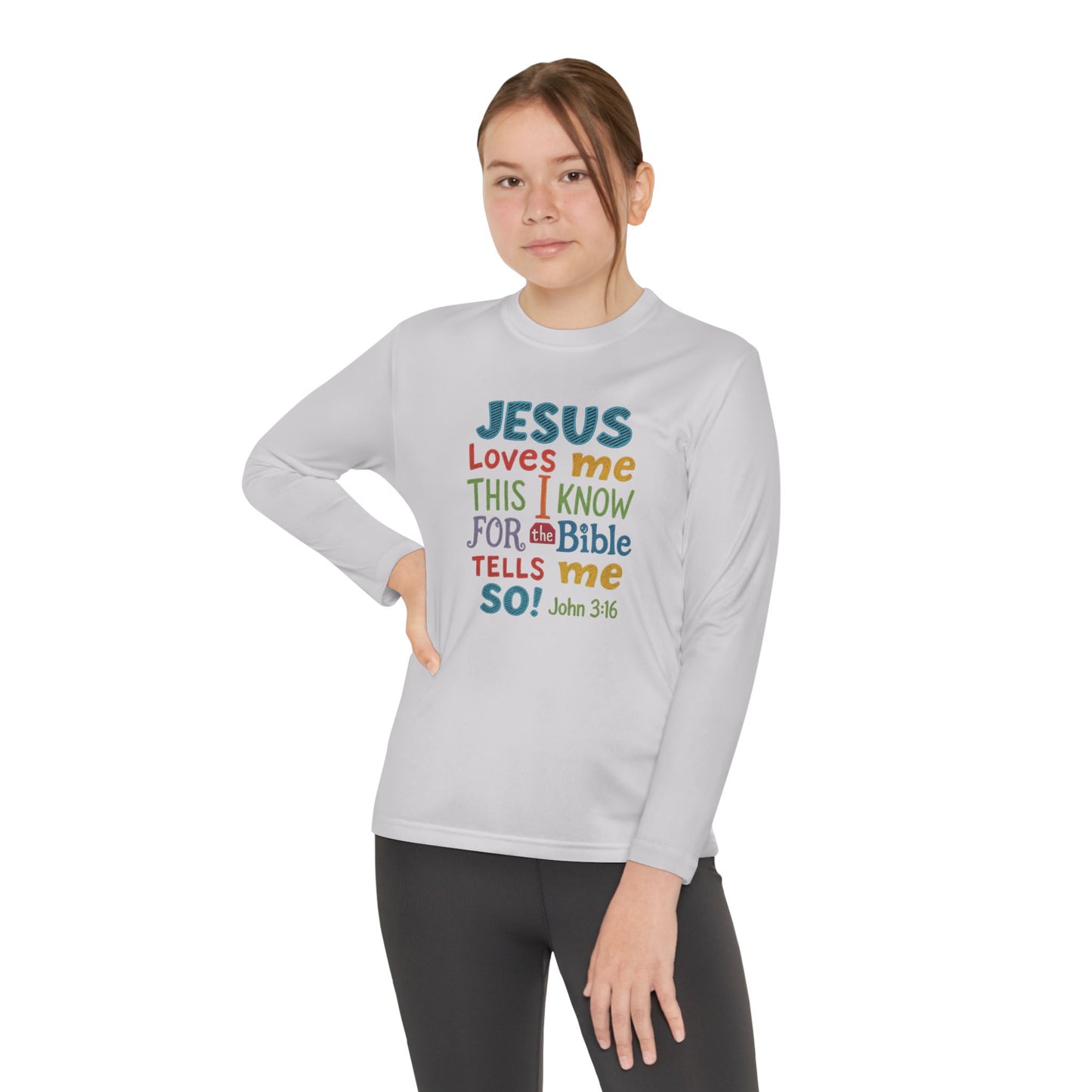 “Jesus Loves Me — Chalkboard Kids Tee (John 3:16)” Faith Like a Child Collection