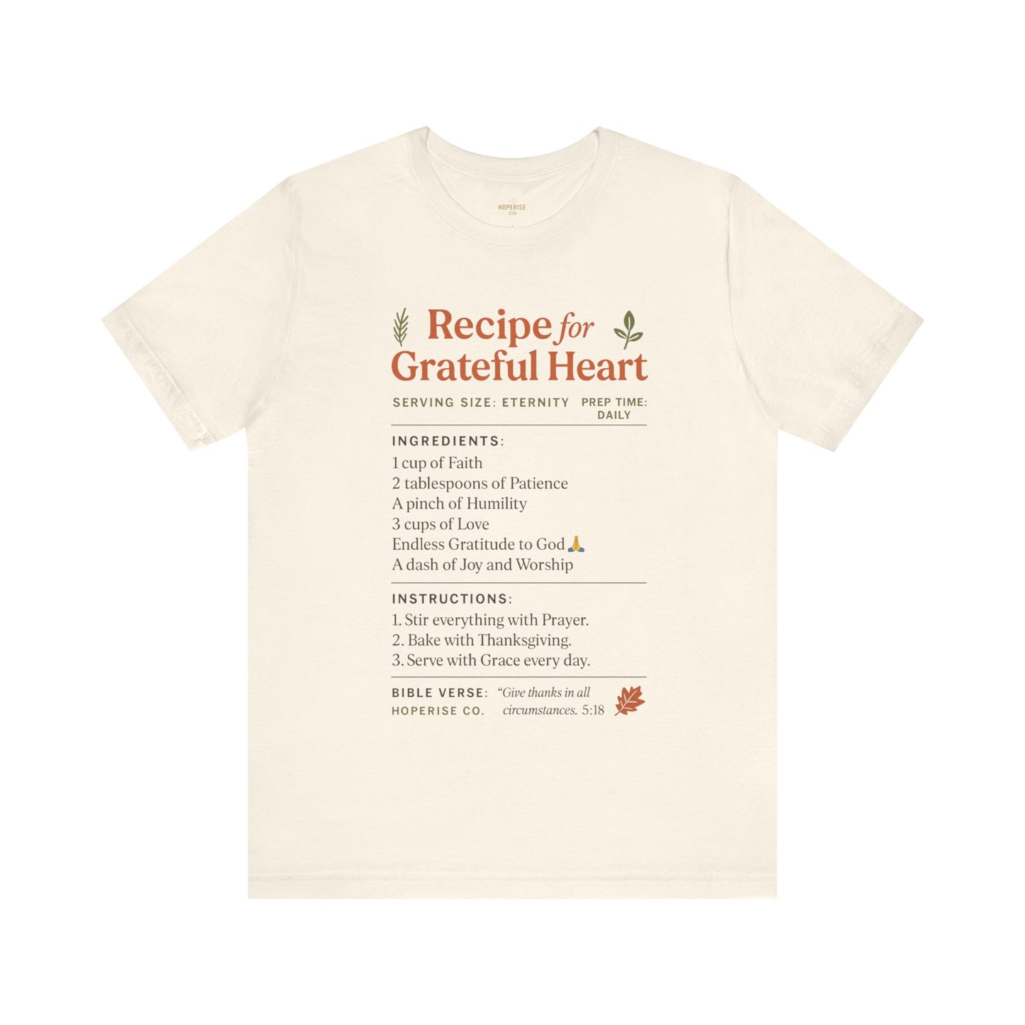 Recipe for a Grateful Heart – Thanksgiving Edition