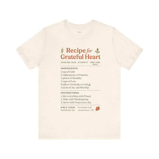 Recipe for a Grateful Heart – Thanksgiving Edition